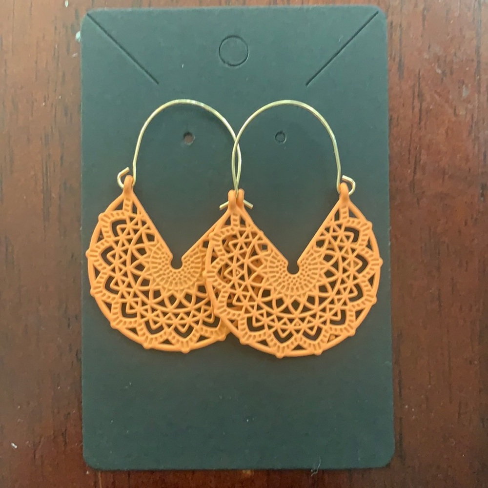Crochet pattern earrings